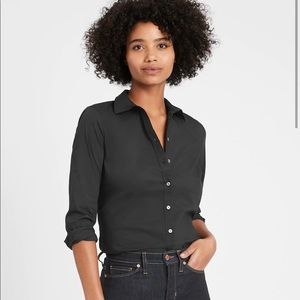 Banana Republic Riley Tailored Shirt Navy 2